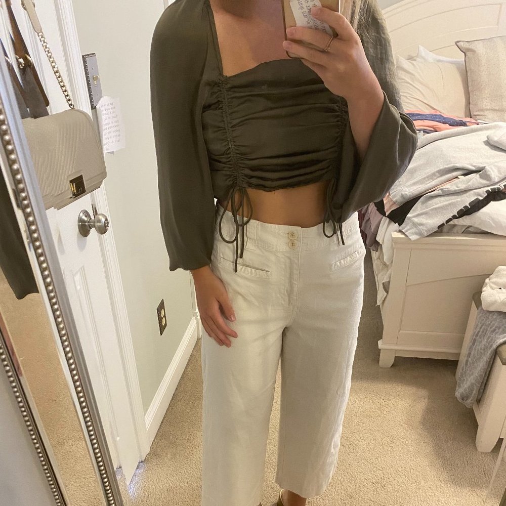 Olive Green Top